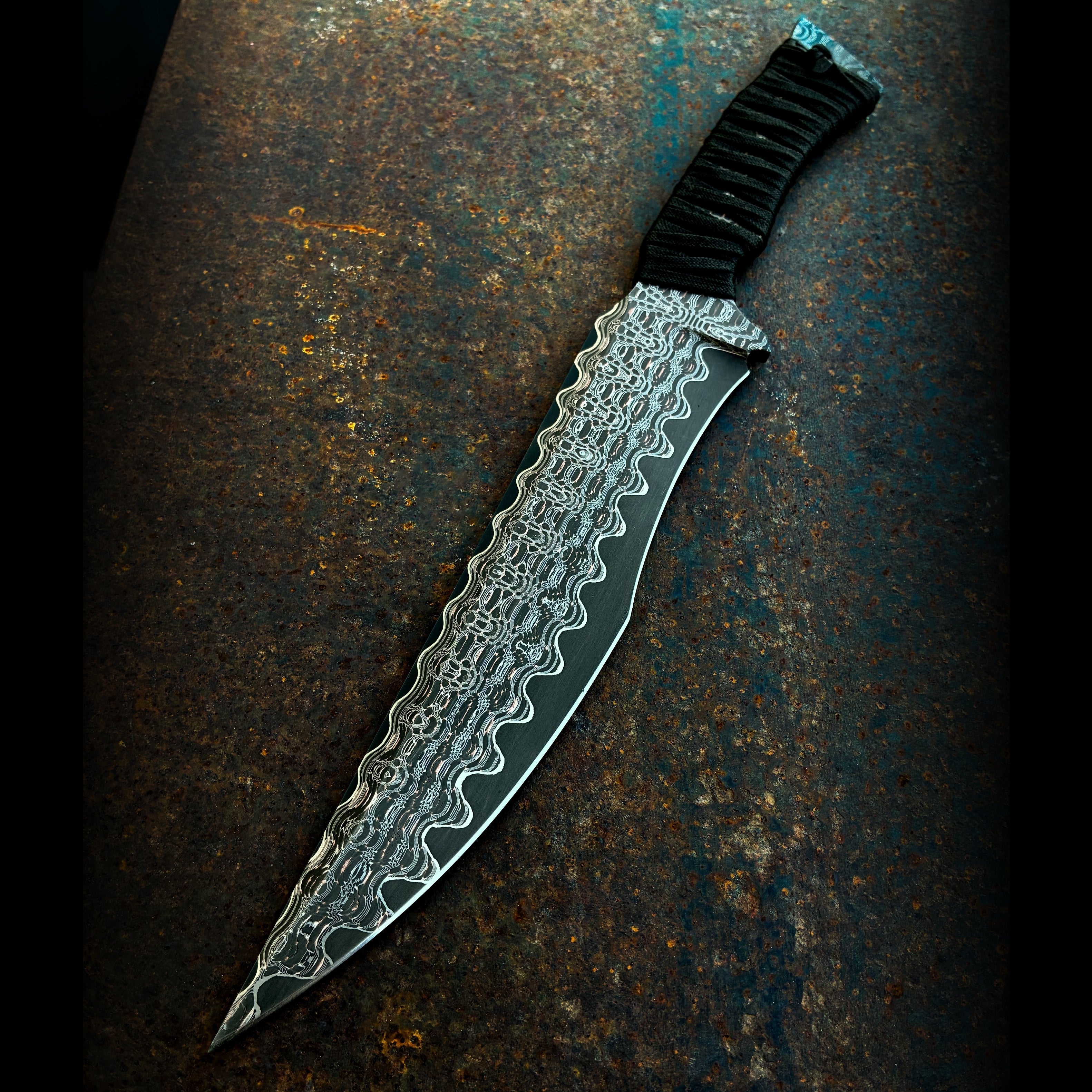 Copperhead San Mai Fixed Blade – Vegas Forge x Syco.X
