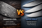 Damascus vs “Super Steels” — What the Data Actually Says