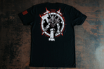 vegas forge tee featuring a blacksmith warrior