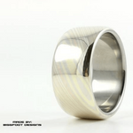 mens ring made out of vegas forge mokume gane