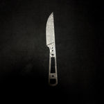 Stainless Damascus Steak Knife Blank – Random Pattern