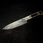 Stainless Damascus Utility Kitchen Knife Blank – Random Pattern