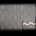 interweaving pattern like a basketweave which is the basketweave pattern san mai on black background