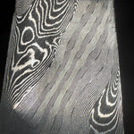 darkwave pattern carbon damascus billet