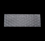 Fireball Damascus billet showing concentric ring pattern after etch