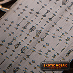 razorwire pattern damascus steel billet