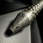 Nottingham Tactical Pen made out of Vegas Forge Stainless Reptilian Pattern Damascus 
