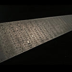 billet of hand forged stainless steel damascus in snakeskin pattern