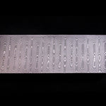 hand forged stainless Spirograph patterned damascus steel billet for sale by Vegas Forge