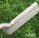 stainless spirograph pattern damascus steel golf putter