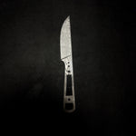 Stainless Damascus Steak Knife Blank – Random Pattern