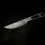 Stainless Damascus Steak Knife Blank – Random Pattern