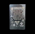 titanium cutting card kick flips and doughnuts and vegas forge collaboration