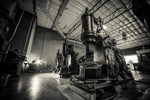 inside picture of the pnuematic nazel hammers at vegas forge