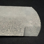 stainless damascus san mai in vines & Roses pattern