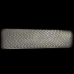 a billet of stainless steel damascus in web pattern