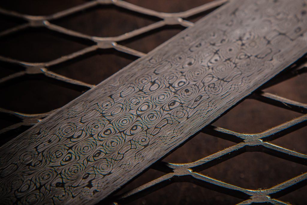 Vines and Roses Damascus Steel Patterns